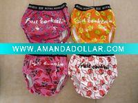 100%cotton girl underwear training pants