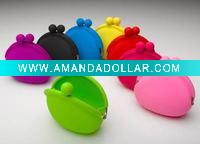 Wholesale fashion silicone wallet
