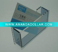 Wholesale acrylic pen holder with clock
