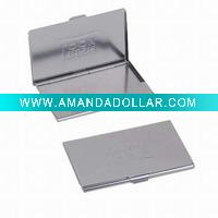 Wholesale silver aluminum business card holder