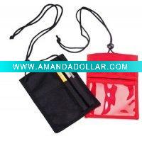 Wholesale Cheapest Nylon Neck Wallet