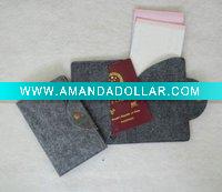 Wholesale Felt Passport holder passport case sleeve