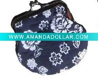 Quilted embroidered wallet (wy-057)
