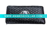Wholesale black fashion women long style wallet,