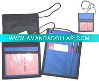 promotional neck wallet