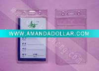 Wholesale clear soft pvc card holder