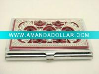 nice stainless steel business card holder
