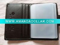 Wholesale leather business card holder