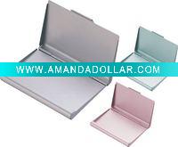aluminum name card holder