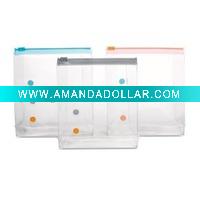 Wholesale colorful zipper clear pvc coin purse
