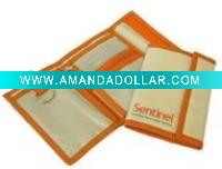 Wholesale Promotional Key Ring Nylon Wallet
