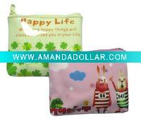 printed cute pvc coin purse