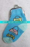 Fashion sock coin wallet
