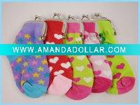 Wholesale sock coin purse for children