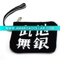 Wholesale canvas change purse