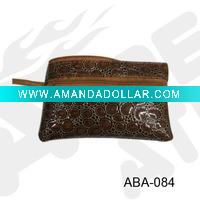 Wholesale crocodile leather coin bag