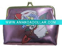 Wholesale lovely metallic pu coin purse