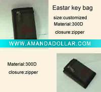 Concise designed 600D key bag