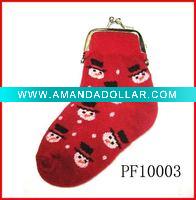 Wholesale Christmas Sock Coin Purse