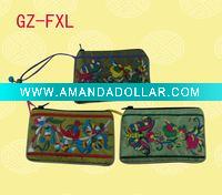 Wholesale handmade folk embroidered coin purse