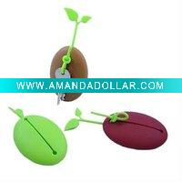 Wholesale 2011 new fashion silicone key bags different shapes
