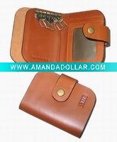 Wholesale key chain bag,key holder,leather key container,factory direct