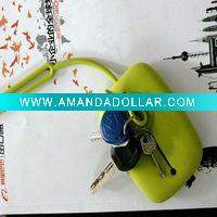Wholesale Beautiful promotion different shapes silicone key bags