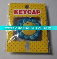 smiling face key case