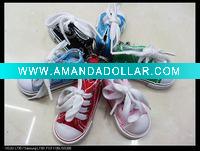 Wholesale Canvas Shoes Keychain
