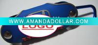 Wholesale soft pvc car key bag key wallets PVC key holder