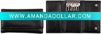 Wholesale PL496 leather key case / key wallet / men's key bag