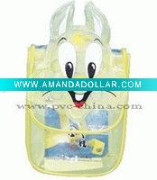 nice shape pvc back bag