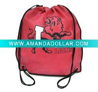non woven draw-string backpack bag