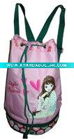 Wholesale beautiful printed promotional rucksack bag