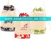 Canvas Draw String Tote bag Cotton bag