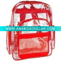 Clear PVC back bag