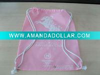 eyelets Non-woven drawstring bag