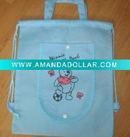 draw string non-woven bag