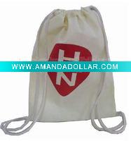 organic cotton drawstring bag