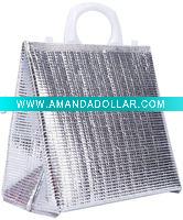 Wholesale Aluminum Cooler bag with plastic handle thermal bag