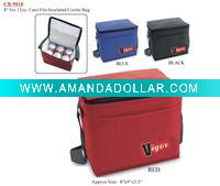 (CB-9010) Cooler Bag / 8 inch Fit Six 12oz. Cans