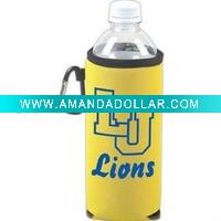neoprene foldable bottle holder with hook