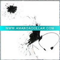 Ostrich feather head band