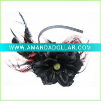 Wholesale Ostrich feather head band,fashion hair hoops