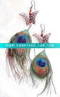 2011 fashion feather earringF006