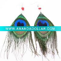 feather earringF001