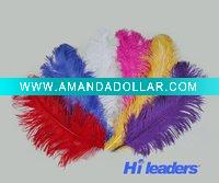 Decorative dyed ostrich feather