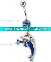Wholesale Popular Belly Rings Animal Shaped Navel Ring Body Jewelry BR8053