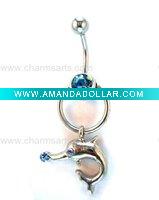 Wholesale Fashion Belly Rings Animal Shaped Navel Ring Body Jewelry BR8057