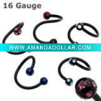 Wholesale (WS1148)316L Stainess Steel Body Piercing jewelry